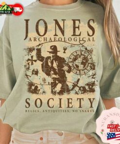 Indiana Jones Archaeological Society Shirt Ride Adventure Sweatshirt T-Shirt Indiana Jones Archaeological Society Shirt Ride Adventure Sweatshirt T-Shirt