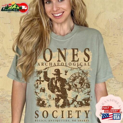 Indiana Jones Archaeological Society Shirt Ride Adventure Sweatshirt T-Shirt