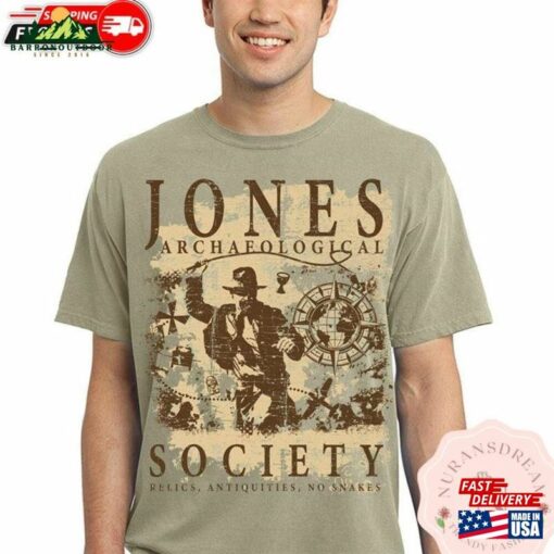 Indiana Jones Archaeological Society Shirt Ride Adventure Sweatshirt T-Shirt