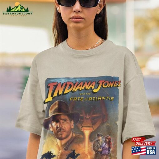 Indiana Jones Archaeological Society Shirt T-Shirt Lost Ark Classic