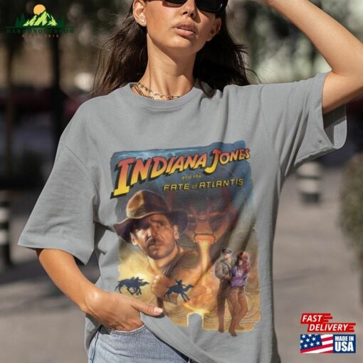 Indiana Jones Archaeological Society Shirt T-Shirt Lost Ark Classic