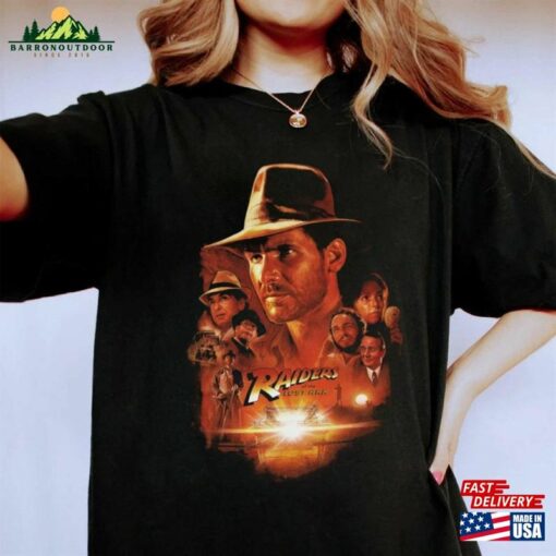 Indiana Jones Raiders Of The Lost Ark Shirt Fan Disney Trip 2023 T-Shirt Hoodie