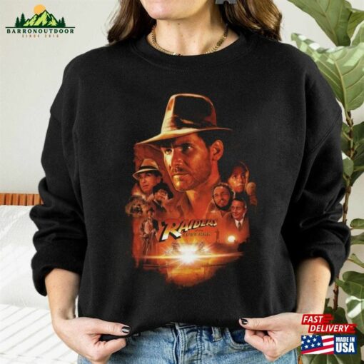 Indiana Jones Raiders Of The Lost Ark Shirt Fan Disney Trip 2023 T-Shirt Hoodie