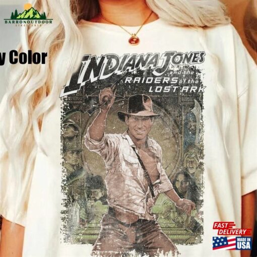 Indiana Jones Shirt Disney Adventure Movie Disneyland Trip Unisex T-Shirt