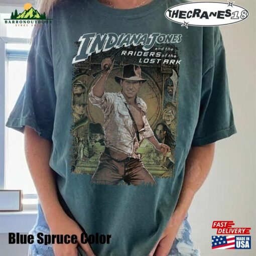 Indiana Jones Shirt Disney Adventure Movie Disneyland Trip Unisex T-Shirt