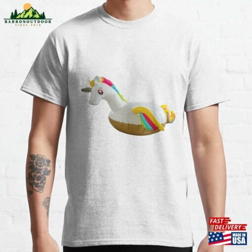 Inflatable Unicorn Classic T-Shirt Sweatshirt Unisex