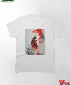 Ink Painting Samurai In The Mist Classic T-Shirt Sweatshirt Ink Painting Samurai In The Mist Classic T-Shirt Sweatshirt