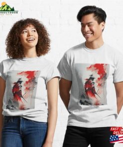 Ink Painting Samurai In The Mist Classic T-Shirt Sweatshirt