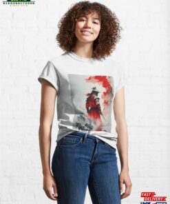 Ink Painting Samurai In The Mist Classic T-Shirt Sweatshirt 3 Ink Painting Samurai In The Mist Classic T Shirt Sweatshirt 4