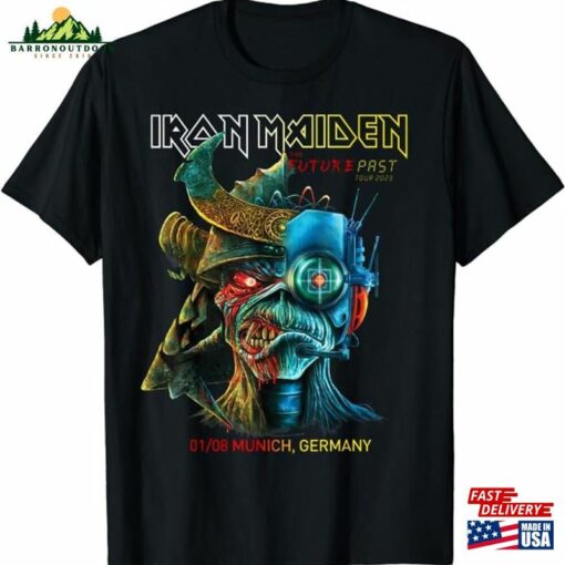 Iron Maiden Future Past Tour 2023 T-Shirt Tshirt Xs To 5Xl Unisex Hoodie