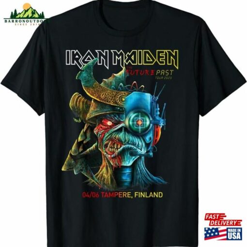 Iron Maiden Future Past Tour 2023 T-Shirt Tshirt Xs To 5Xl Unisex Hoodie