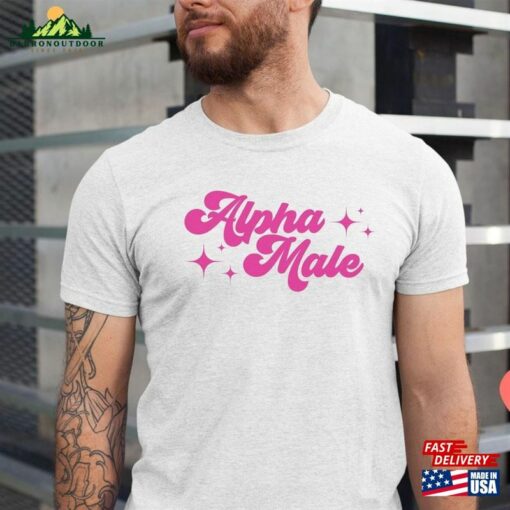 Ironic Alpha Male Unicorn Rainbow Shirt Fathers Day Gift Funny Dad Sweatshirt Unisex