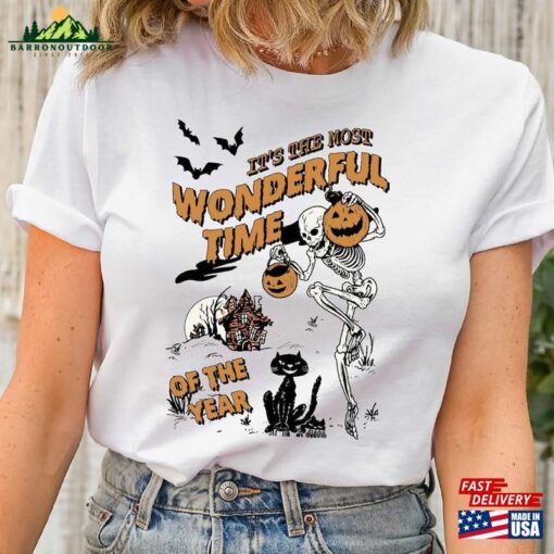 It’s The Most Time Of Year Shirt Halloween Witch T-Shirt Classic Unisex