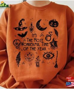 It’s The Most Wonderful Time Of Year Halloween Shirt Witch Unisex Hoodie
