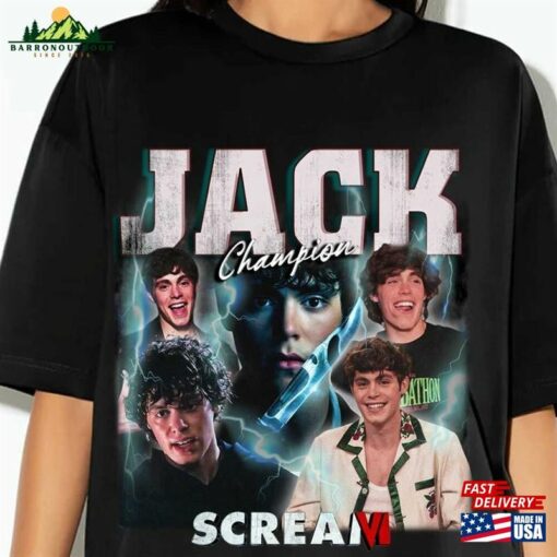 Jack Champion Scream Vi Movie Vintage Shirt Ghostface Hoodie Unisex