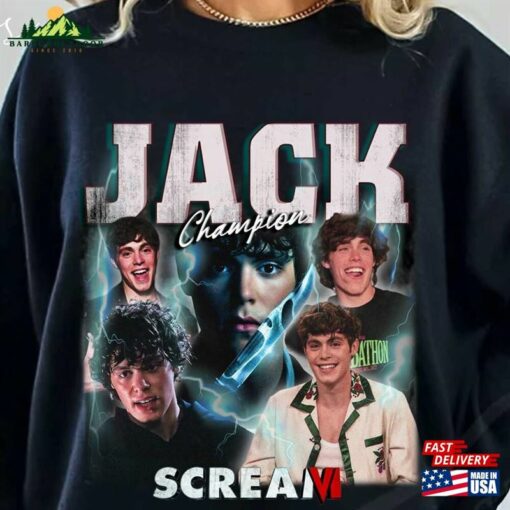 Jack Champion Scream Vi Movie Vintage Shirt Ghostface Hoodie Unisex