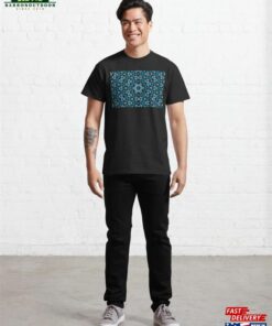 Jade And Blue Geometric Bow Pattern Classic T-Shirt Unisex Sweatshirt 3 Jade And Blue Geometric Bow Pattern Classic T Shirt Unisex Sweatshirt 4