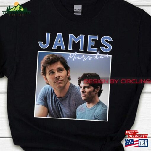 James Marsden Shirt Actor Fan Gift Celebrity Tee Classic Hoodie