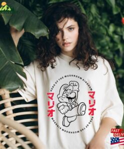 Japanese Super Mario T-Shirt Bros Movie 2023 Shirt Hoodie Classic Japanese Super Mario T-Shirt Bros Movie 2023 Shirt Hoodie Classic