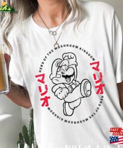Japanese Super Mario T Shirt Bros Movie 2023 Shirt Hoodie Classic 4