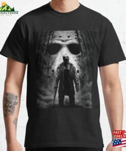 Jason Voorhees Friday The 13Th Horror Poster Art Movie Classic T-Shirt Hoodie Sweatshirt Jason Voorhees Friday The 13Th Horror Poster Art Movie Classic T-Shirt Hoodie Sweatshirt