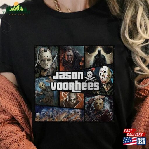 Jason Voorhees Shirt Vintage Halloween Horror Character Sweatshirt Quotes Hoodie Classic