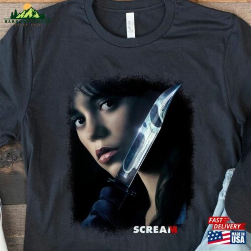 Jenna Ortega T-Shirt Scream 6 Movie Shirt Unisex