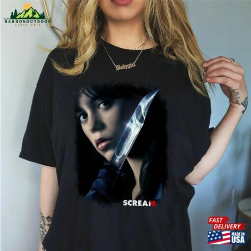 Jenna Ortega T-Shirt Scream 6 Movie Shirt Unisex