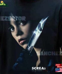 Jenna Ortega T Shirt Scream 6 Movie Tara Carpenter Unisex T-Shirt Jenna Ortega T Shirt Scream 6 Movie Tara Carpenter Unisex T-Shirt