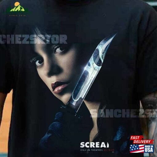 Jenna Ortega T Shirt Scream 6 Movie Tara Carpenter Unisex T-Shirt