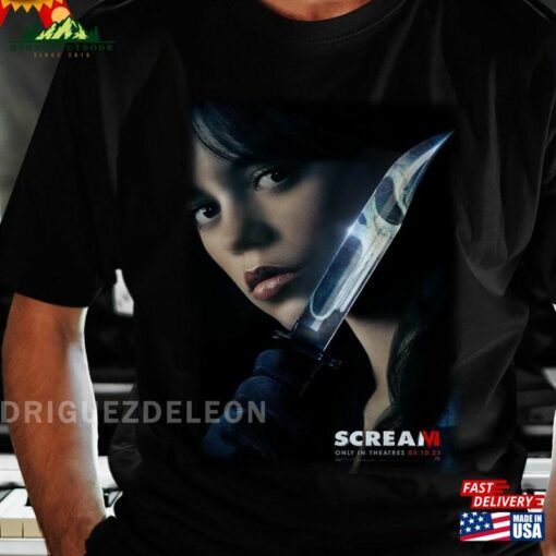 Jenna Ortega T Shirt Scream 6 Movie Tara Carpenter Unisex T-Shirt Hoodie