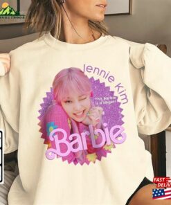 Jennie Kpop Shirt Blackpink Sweatshirt Barbie Vintage Retro Graphic Tee Music Unisex Gifts Fan Hoodie Jennie Kpop Shirt Blackpink Sweatshirt Barbie Vintage Retro Graphic Tee Music Unisex Gifts Fan Hoodie