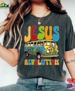 Jesus Revolution Shirt Love Like Retro Christian Faith T-Shirt Unisex