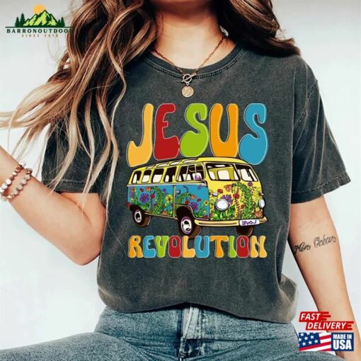 Jesus Revolution Shirt Love Like Retro Christian Faith T-Shirt Unisex