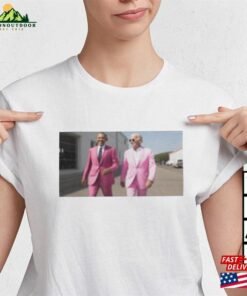 Joe Biden X Barack Obama In Pink Suited T-Shirt Trendy Shirt Barbenheimer Hoodie Joe Biden X Barack Obama In Pink Suited T-Shirt Trendy Shirt Barbenheimer Hoodie