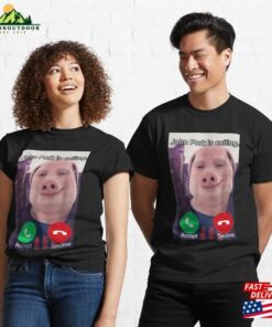 John Pork Is Calling Funny Answer Call Phone Classic T-Shirt Sweatshirt