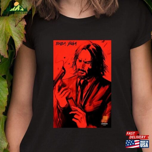 John Wick 4 Baba Yaga T-Shirt Keanu Reeves Shirt Unisex Sweatshirt