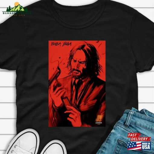 John Wick 4 Baba Yaga T-Shirt Keanu Reeves Shirt Unisex Sweatshirt