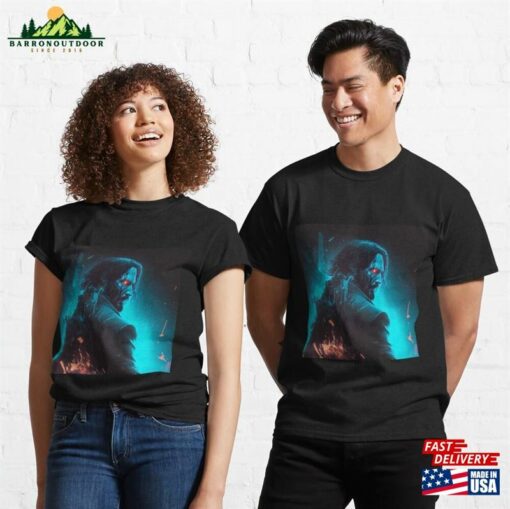 John Wick Chapter 4 Jw4 Movie March 2023 Classic T-Shirt