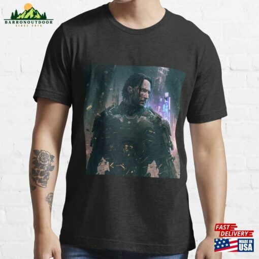 John Wick Chapter 4 Jw4 T Shirt Essential T-Shirt Hoodie