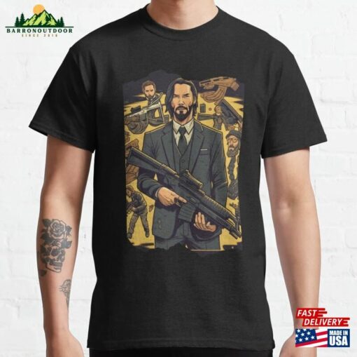 John Wick Movie Classic T-Shirt Hoodie Unisex