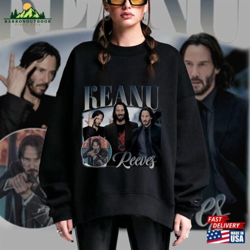 John Wick Movie Keanu Reeves Vintage 90S T-Shirt Shirt Sweatshirt Classic Hoodie