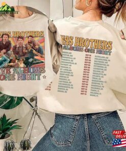 Jonas Brothers Vintage Shirt Five Albums One Night Tour Movie Graphic Tee Classic T-Shirt Jonas Brothers Vintage Shirt Five Albums One Night Tour Movie Graphic Tee Classic T-Shirt