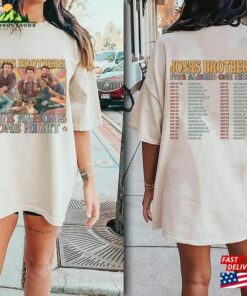 Jonas Brothers Vintage Shirt Five Albums One Night Tour Movie Graphic Tee Classic T Shirt 4