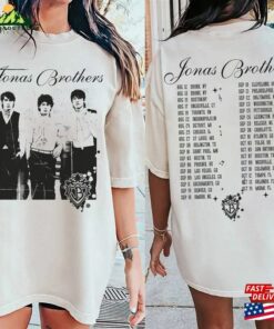 Jonas Brothers Vintage Shirt Five Albums One Night Tour Movie Graphic Tee T-Shirt Hoodie Jonas Brothers Vintage Shirt Five Albums One Night Tour Movie Graphic Tee T-Shirt Hoodie