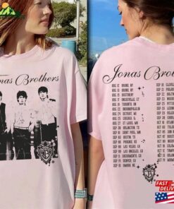 Jonas Brothers Vintage Shirt Five Albums One Night Tour Movie Graphic Tee T-Shirt Hoodie 3 Jonas Brothers Vintage Shirt Five Albums One Night Tour Movie Graphic Tee T Shirt Hoodie 4