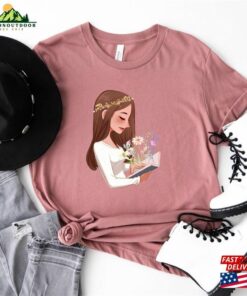 Just A Girl Who Loves Books Shirt Book Lover Reading Sweatshirt Unisex 4