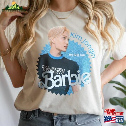 Kai Kpop Shirt Exo Sweatshirt Barbie Vintage Retro Graphic Tee Music Unisex Gifts Fan Hoodie