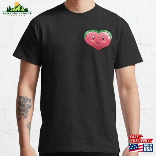 Kawaii Watermelon Heart Classic T-Shirt Sweatshirt Hoodie