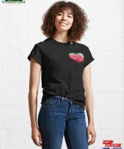 Kawaii Watermelon Heart Classic T Shirt Sweatshirt Hoodie 4